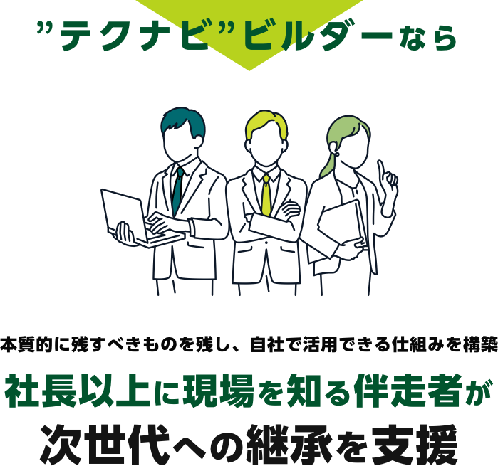 ”テクナビ”ビルダーなら